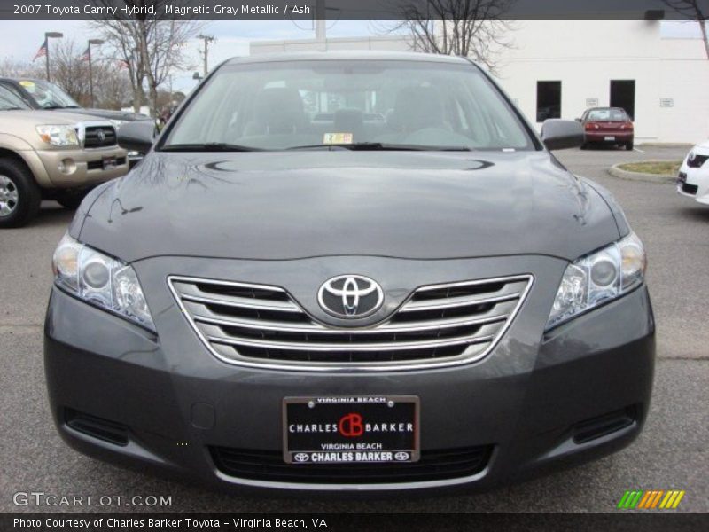 Magnetic Gray Metallic / Ash 2007 Toyota Camry Hybrid