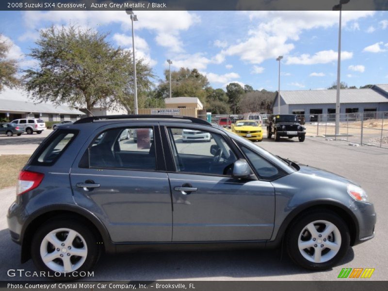 Azure Grey Metallic / Black 2008 Suzuki SX4 Crossover