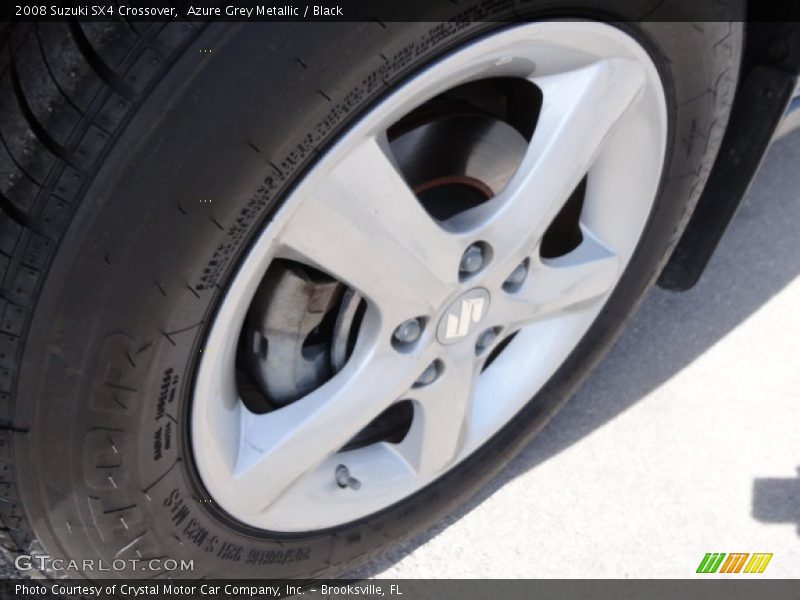 Azure Grey Metallic / Black 2008 Suzuki SX4 Crossover