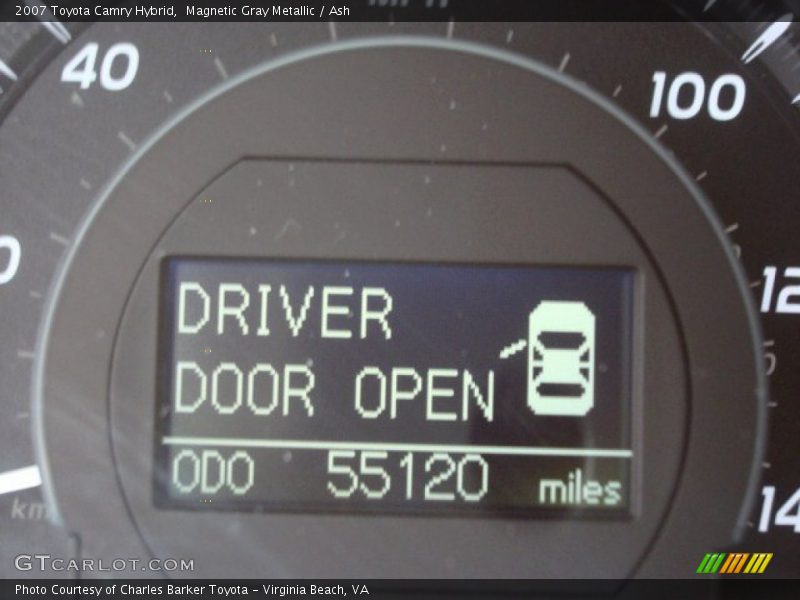 Magnetic Gray Metallic / Ash 2007 Toyota Camry Hybrid
