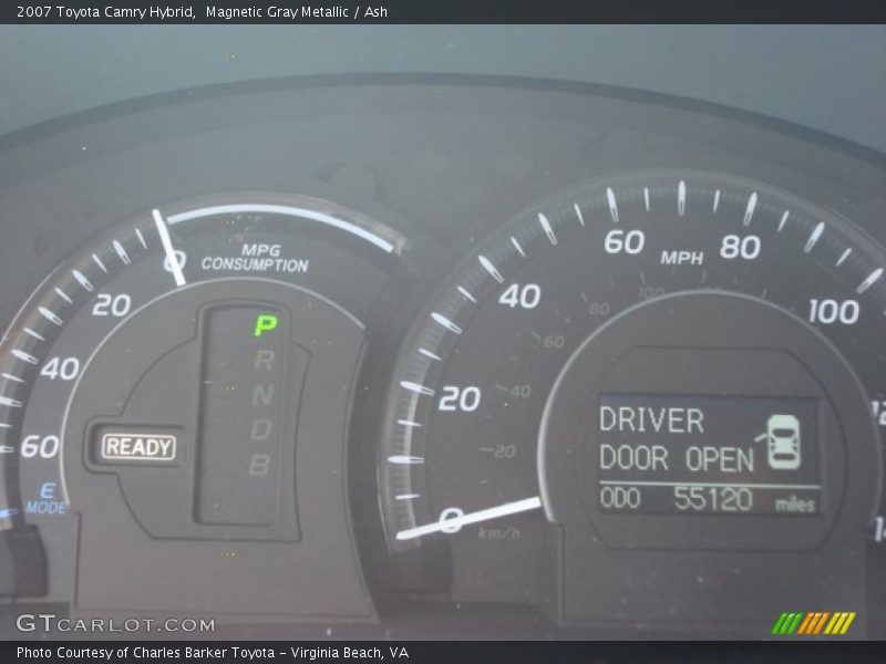 Magnetic Gray Metallic / Ash 2007 Toyota Camry Hybrid