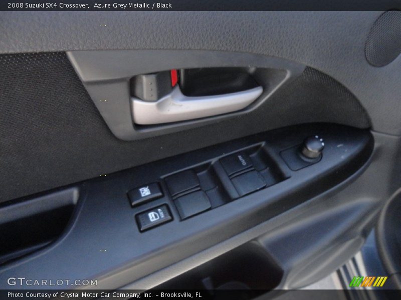 Azure Grey Metallic / Black 2008 Suzuki SX4 Crossover
