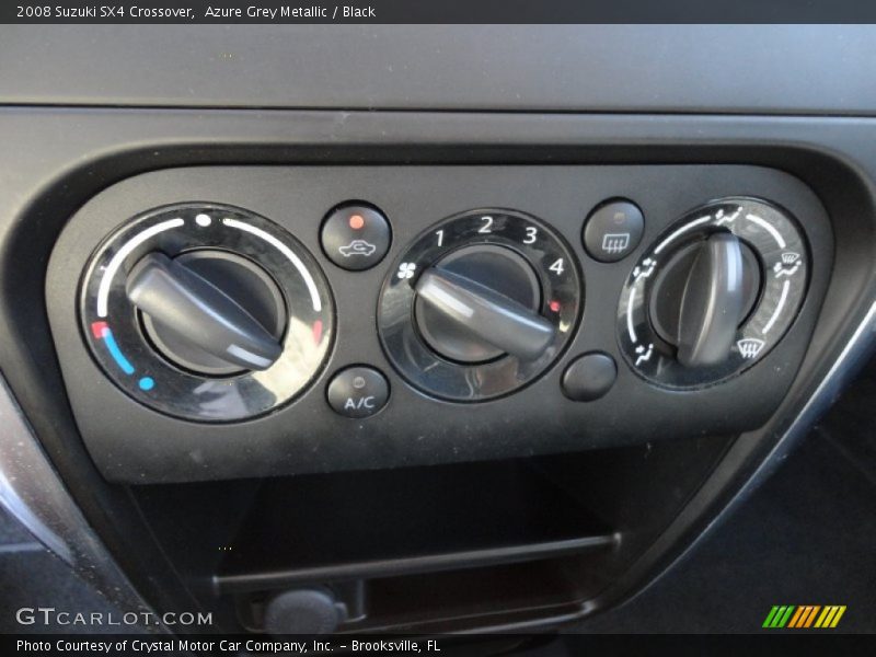 Azure Grey Metallic / Black 2008 Suzuki SX4 Crossover
