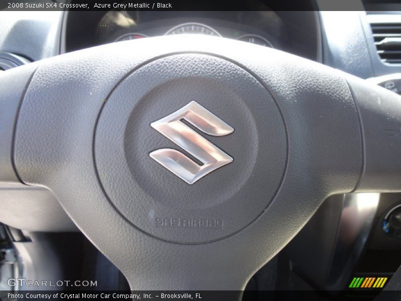 Azure Grey Metallic / Black 2008 Suzuki SX4 Crossover