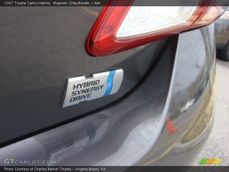 Magnetic Gray Metallic / Ash 2007 Toyota Camry Hybrid