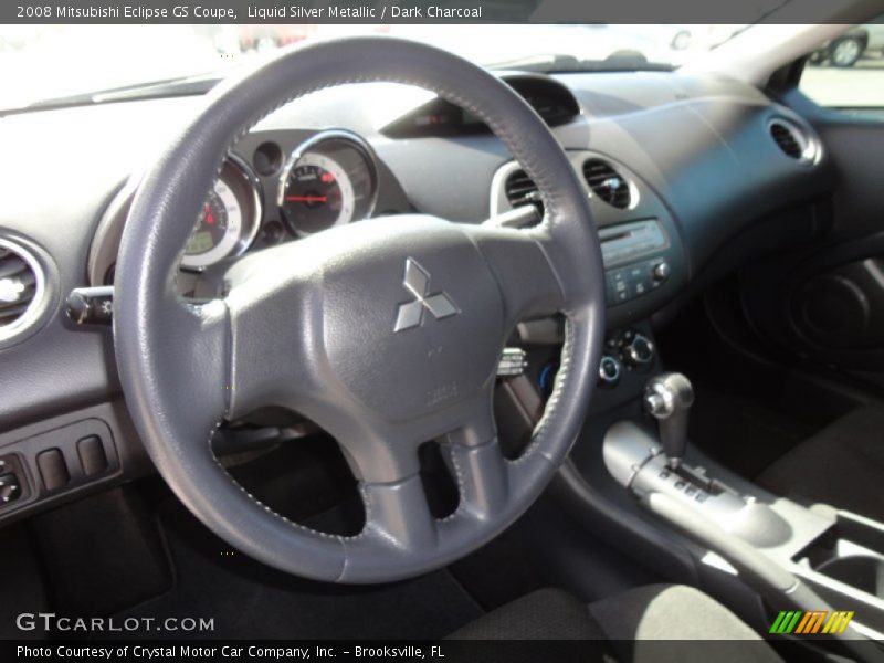 Liquid Silver Metallic / Dark Charcoal 2008 Mitsubishi Eclipse GS Coupe