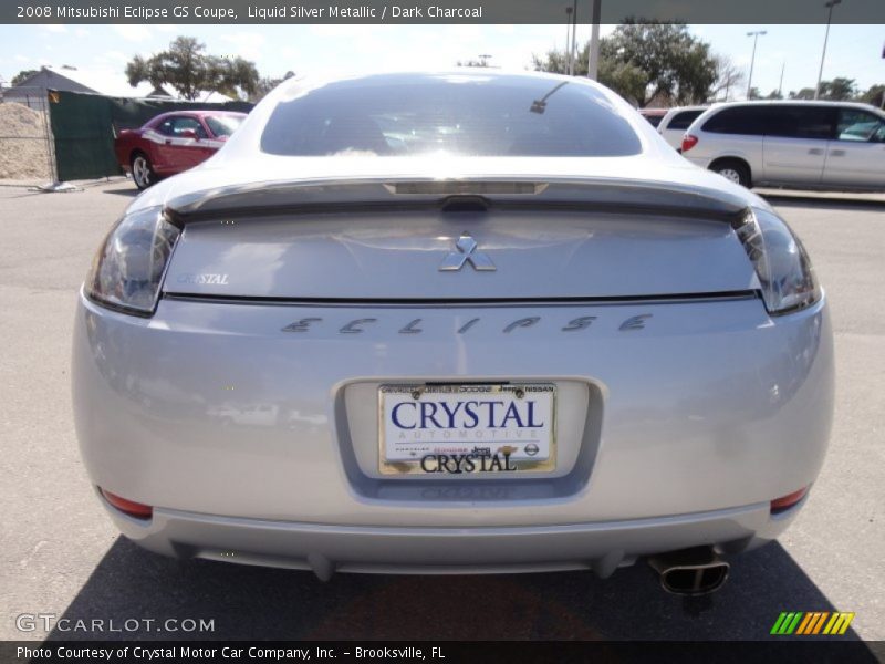 Liquid Silver Metallic / Dark Charcoal 2008 Mitsubishi Eclipse GS Coupe