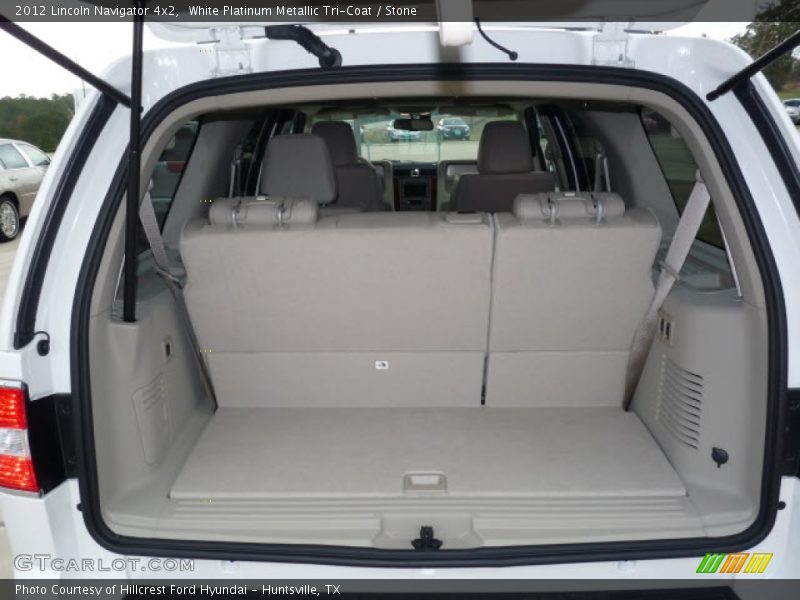 White Platinum Metallic Tri-Coat / Stone 2012 Lincoln Navigator 4x2