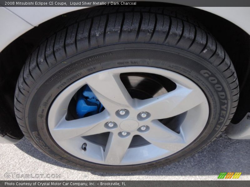Liquid Silver Metallic / Dark Charcoal 2008 Mitsubishi Eclipse GS Coupe