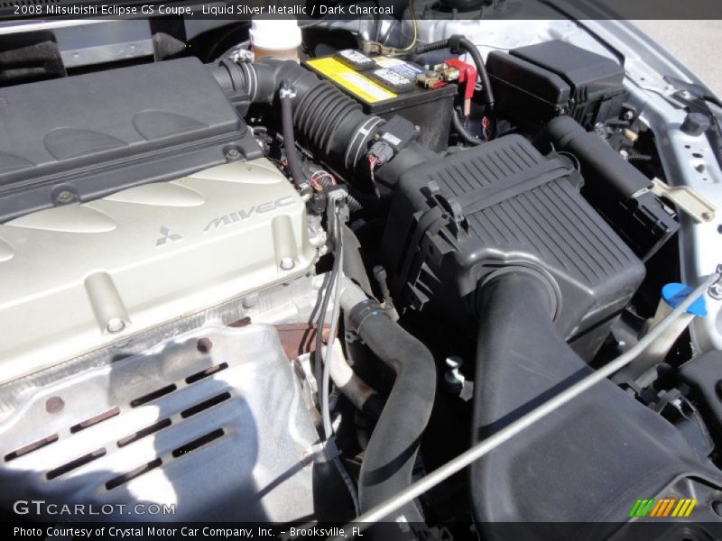 Liquid Silver Metallic / Dark Charcoal 2008 Mitsubishi Eclipse GS Coupe