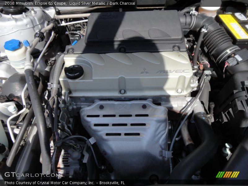 Liquid Silver Metallic / Dark Charcoal 2008 Mitsubishi Eclipse GS Coupe