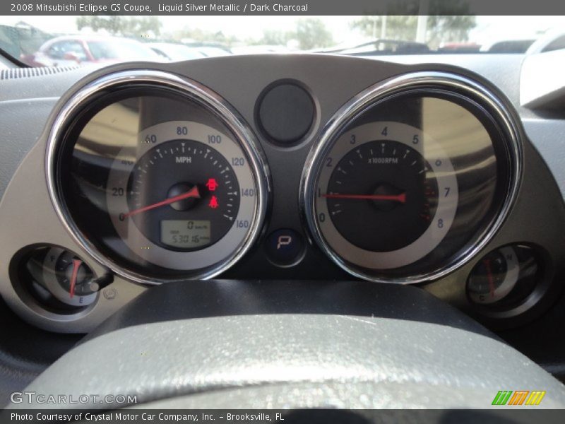 Liquid Silver Metallic / Dark Charcoal 2008 Mitsubishi Eclipse GS Coupe