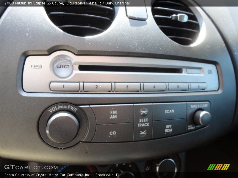Liquid Silver Metallic / Dark Charcoal 2008 Mitsubishi Eclipse GS Coupe