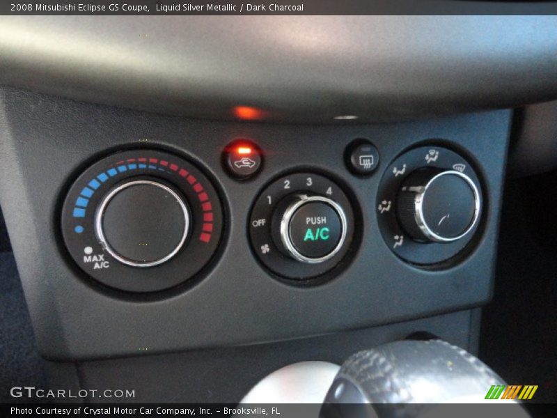 Liquid Silver Metallic / Dark Charcoal 2008 Mitsubishi Eclipse GS Coupe