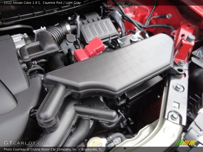 Cayenne Red / Light Gray 2012 Nissan Cube 1.8 S