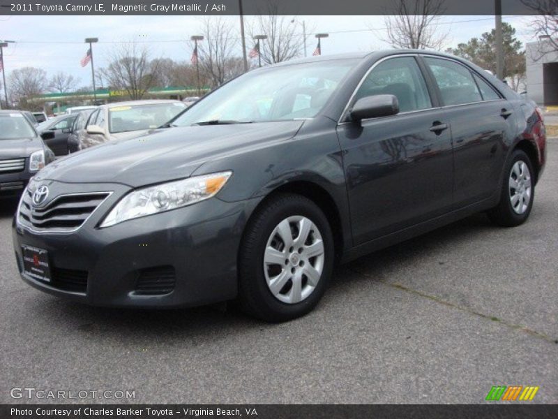 Magnetic Gray Metallic / Ash 2011 Toyota Camry LE