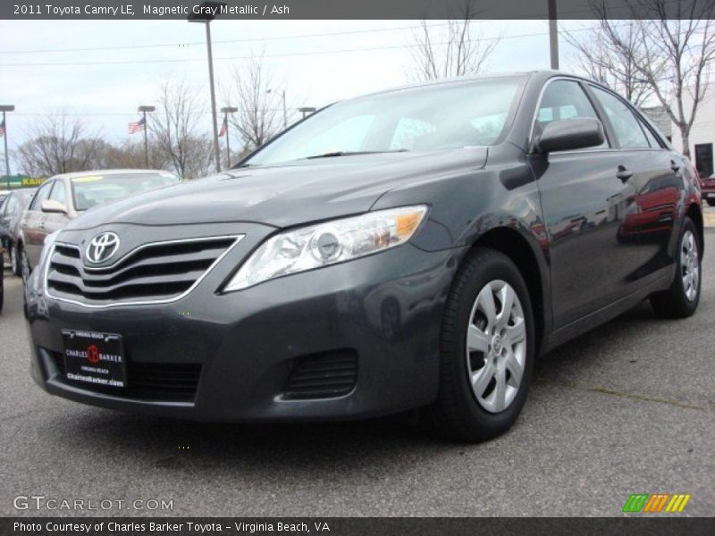 Magnetic Gray Metallic / Ash 2011 Toyota Camry LE