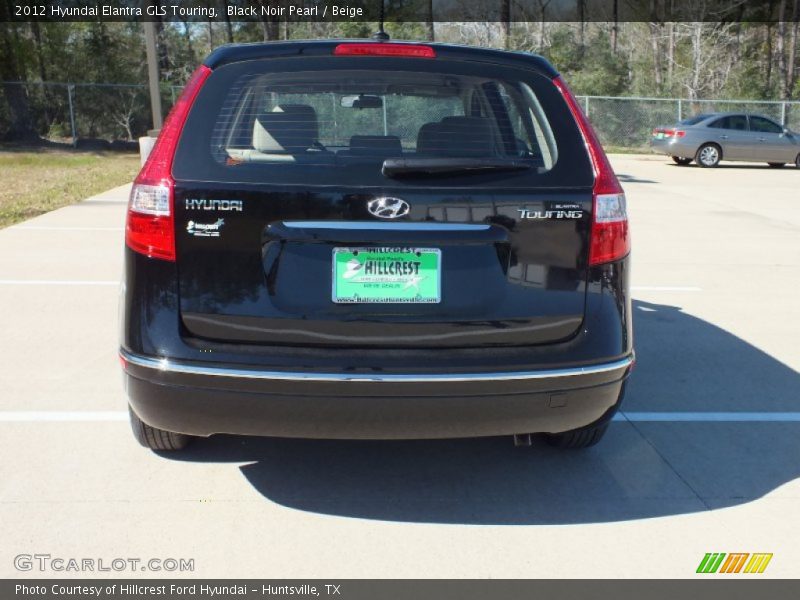 Black Noir Pearl / Beige 2012 Hyundai Elantra GLS Touring