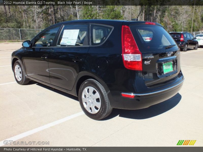 Black Noir Pearl / Beige 2012 Hyundai Elantra GLS Touring