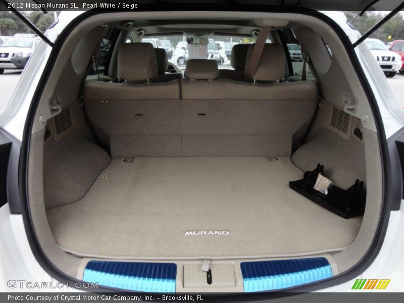 Pearl White / Beige 2012 Nissan Murano SL