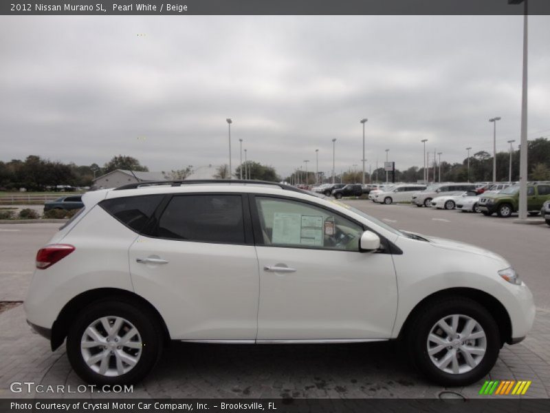 Pearl White / Beige 2012 Nissan Murano SL