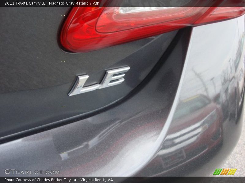Magnetic Gray Metallic / Ash 2011 Toyota Camry LE