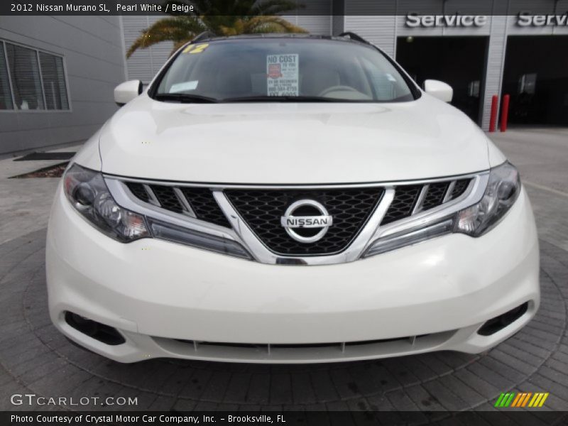 Pearl White / Beige 2012 Nissan Murano SL