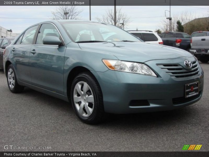 Aloe Green Metallic / Bisque 2009 Toyota Camry LE