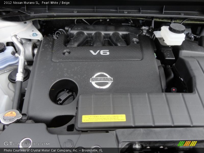 Pearl White / Beige 2012 Nissan Murano SL