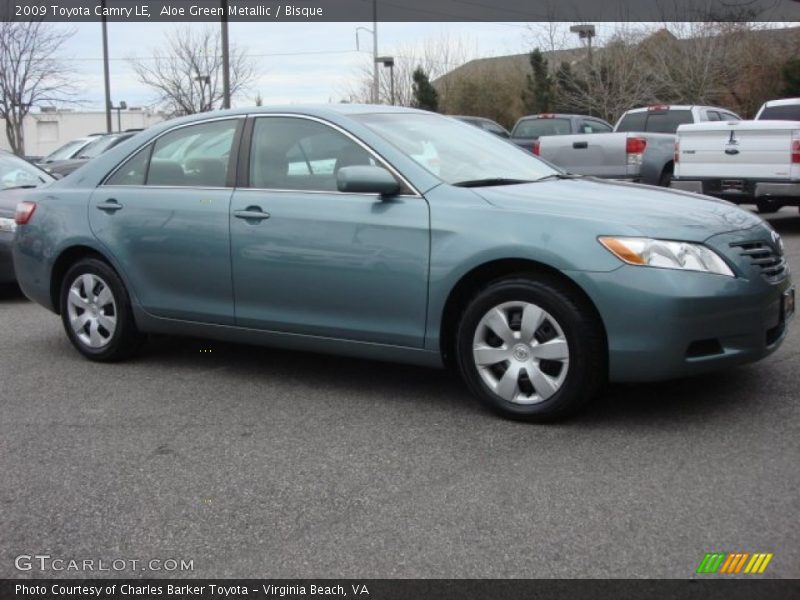 Aloe Green Metallic / Bisque 2009 Toyota Camry LE