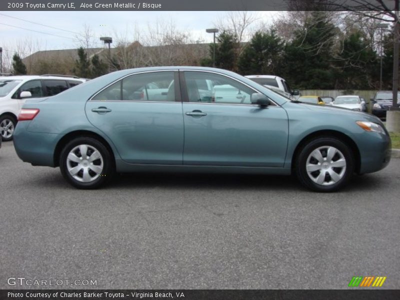 Aloe Green Metallic / Bisque 2009 Toyota Camry LE