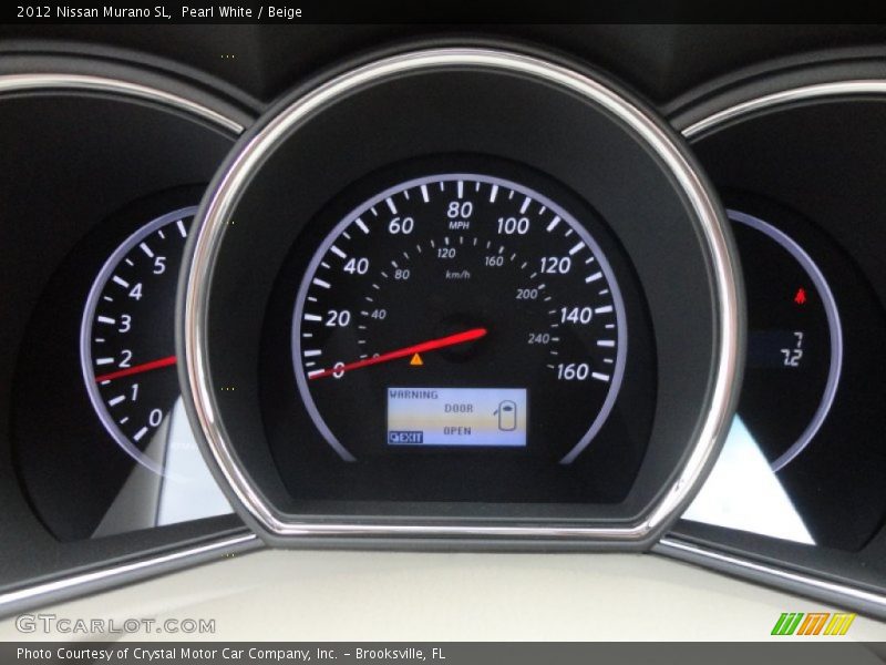 Pearl White / Beige 2012 Nissan Murano SL