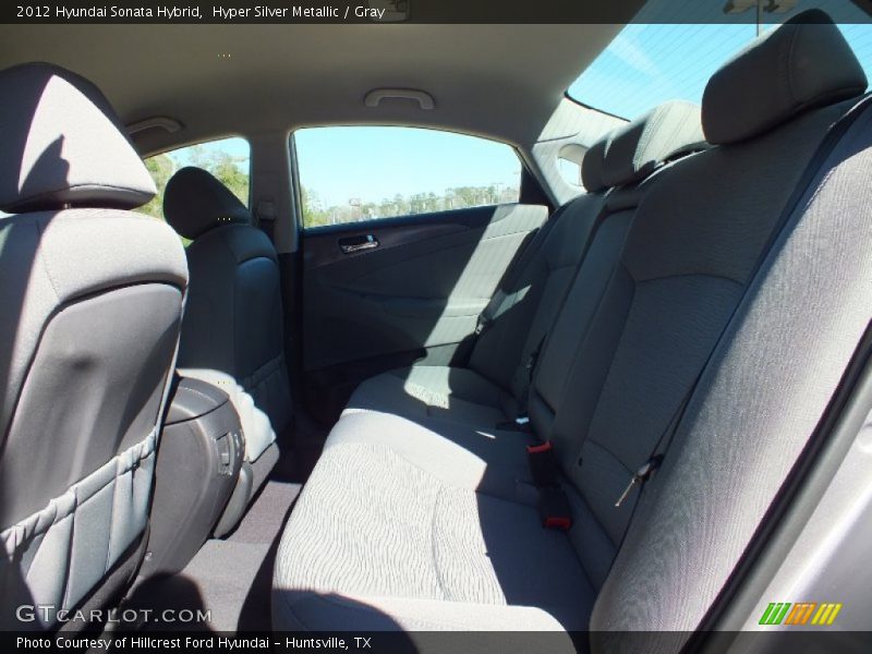 Hyper Silver Metallic / Gray 2012 Hyundai Sonata Hybrid