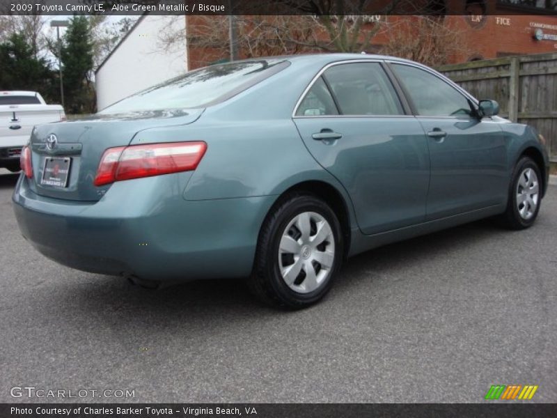 Aloe Green Metallic / Bisque 2009 Toyota Camry LE