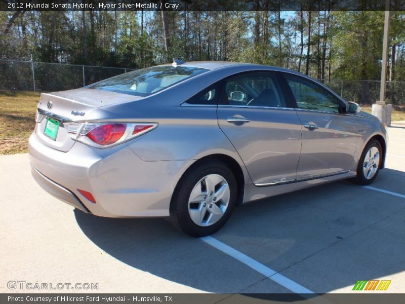 Hyper Silver Metallic / Gray 2012 Hyundai Sonata Hybrid