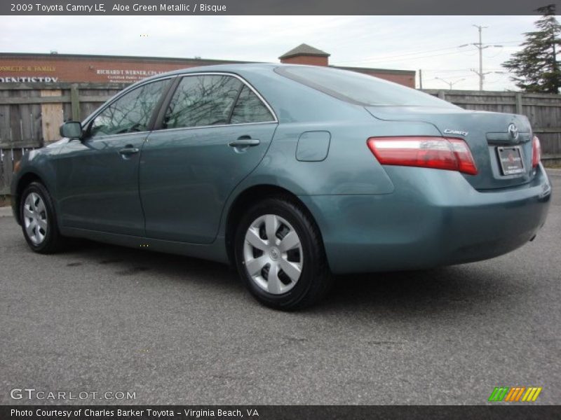 Aloe Green Metallic / Bisque 2009 Toyota Camry LE
