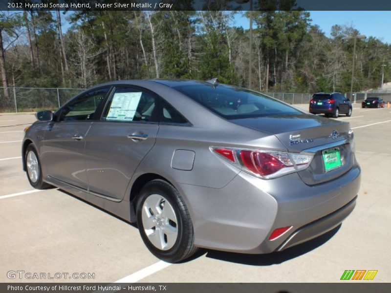 Hyper Silver Metallic / Gray 2012 Hyundai Sonata Hybrid
