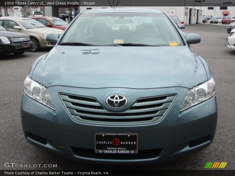 Aloe Green Metallic / Bisque 2009 Toyota Camry LE