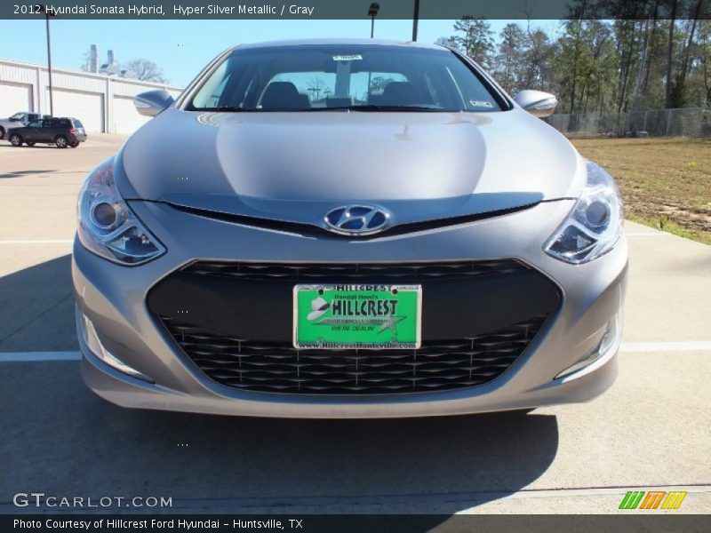 Hyper Silver Metallic / Gray 2012 Hyundai Sonata Hybrid