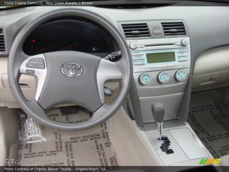 Aloe Green Metallic / Bisque 2009 Toyota Camry LE