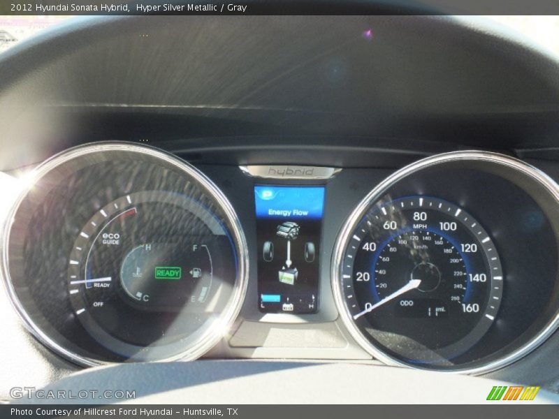 Hyper Silver Metallic / Gray 2012 Hyundai Sonata Hybrid