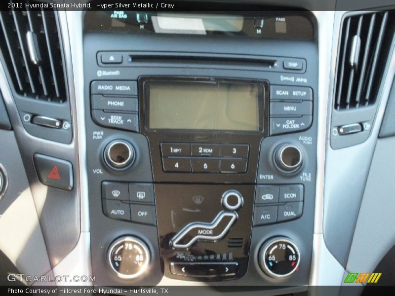 Hyper Silver Metallic / Gray 2012 Hyundai Sonata Hybrid