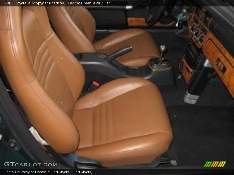 Electric Green Mica / Tan 2003 Toyota MR2 Spyder Roadster