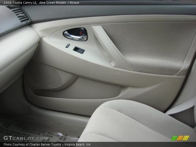 Aloe Green Metallic / Bisque 2009 Toyota Camry LE