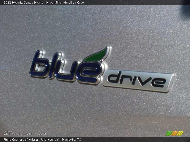 Hyper Silver Metallic / Gray 2012 Hyundai Sonata Hybrid