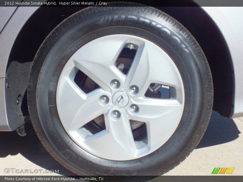 Hyper Silver Metallic / Gray 2012 Hyundai Sonata Hybrid