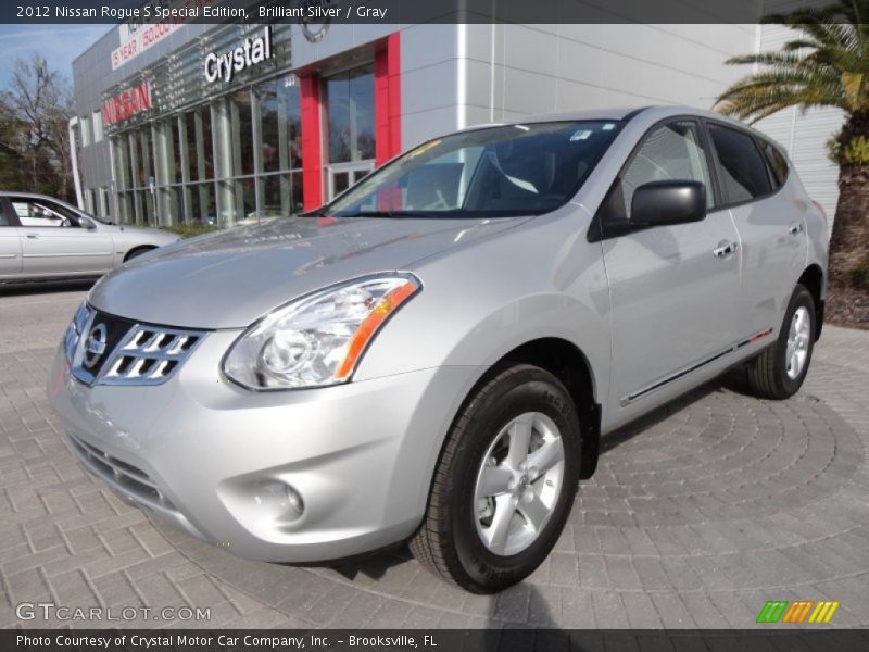 Brilliant Silver / Gray 2012 Nissan Rogue S Special Edition
