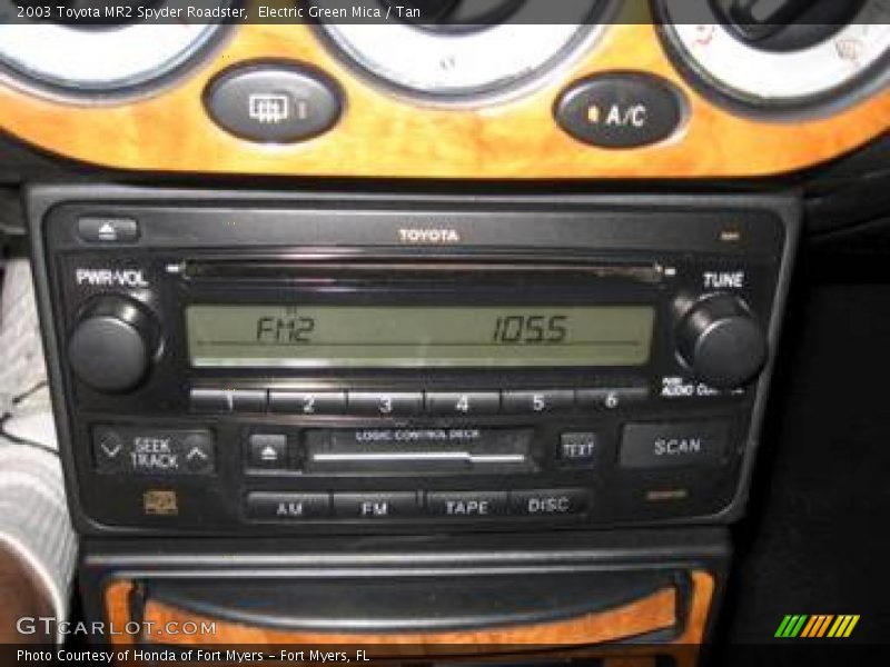 Electric Green Mica / Tan 2003 Toyota MR2 Spyder Roadster