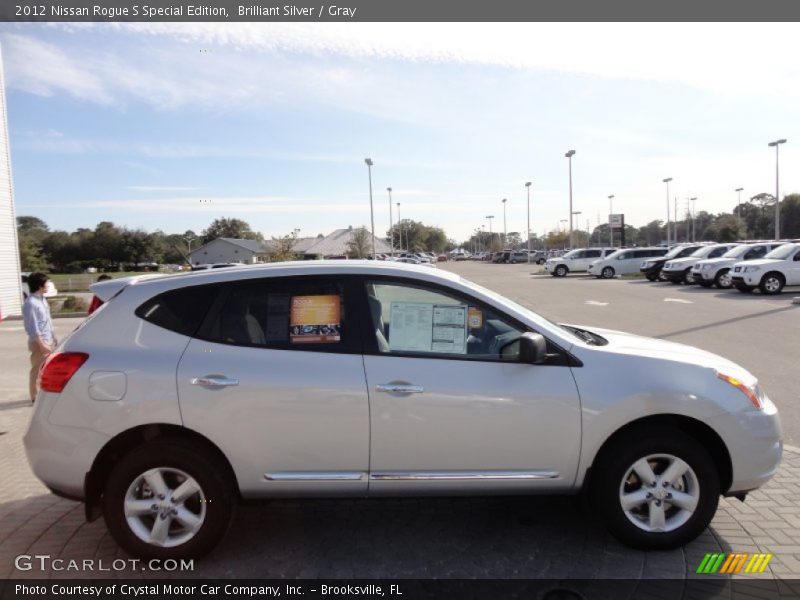Brilliant Silver / Gray 2012 Nissan Rogue S Special Edition