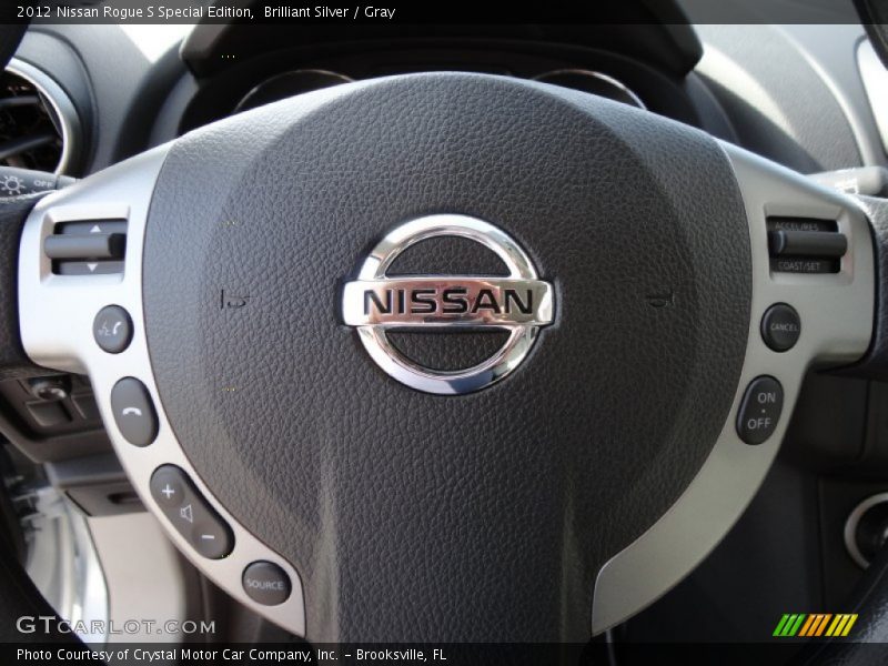 Brilliant Silver / Gray 2012 Nissan Rogue S Special Edition